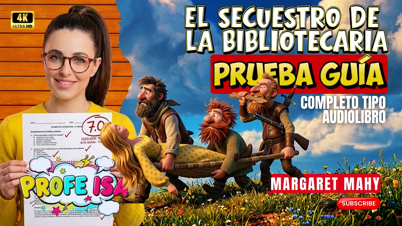 El secuestro de la Bibliotecaria📚🔎 PRUEBA de Ejemplo 📚 | Plan Lector Chile |