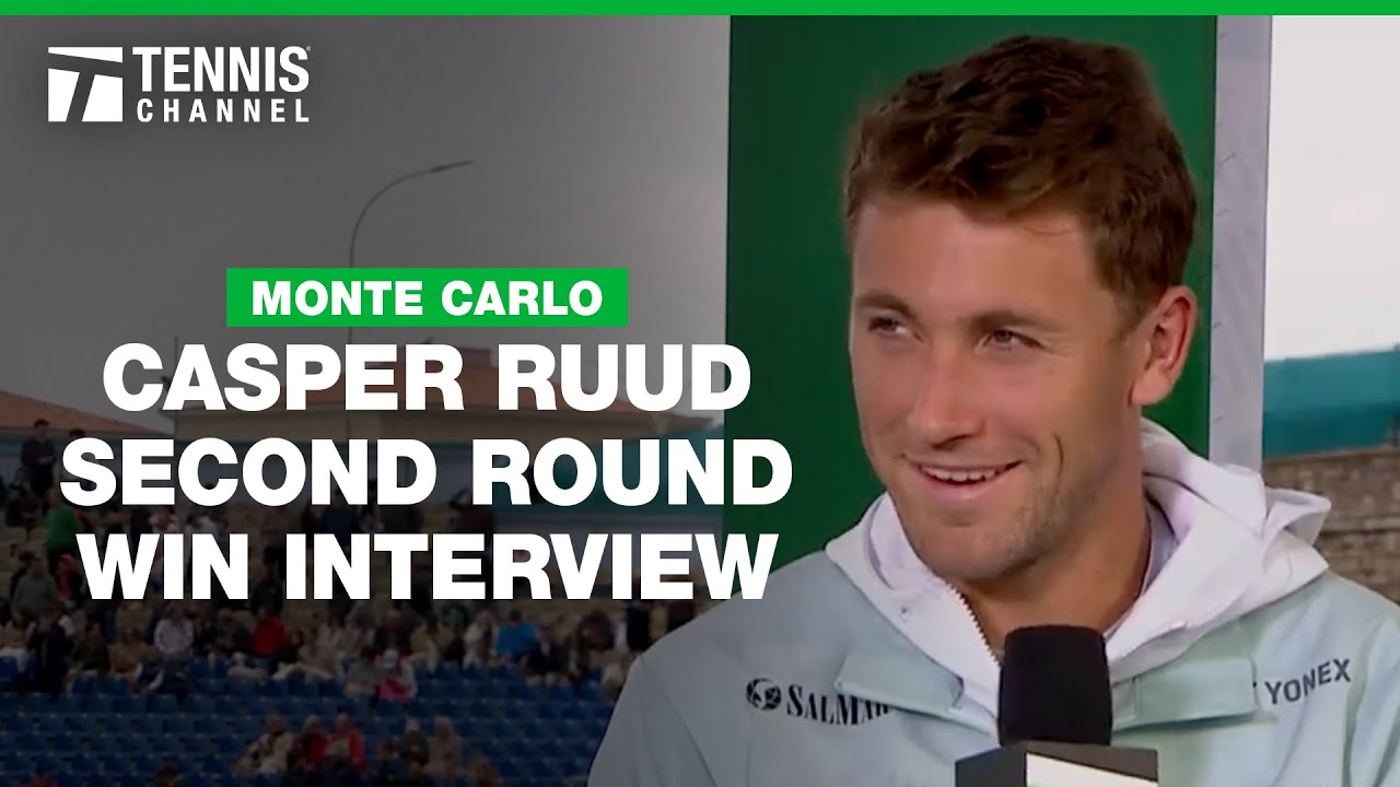 Casper Ruud says Being Back on Clay is 'Love at First Sight' | 2025 Monte Carlo