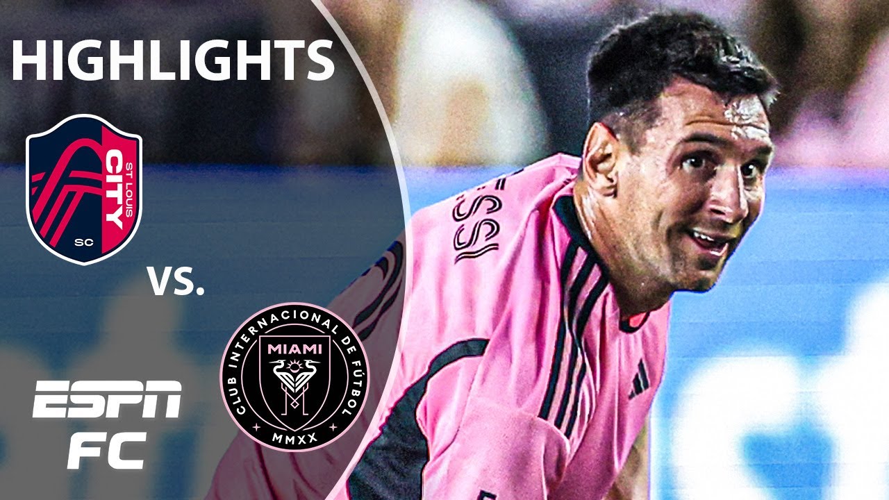 🚨 Messi, Suarez & Alba score 🚨 St. Louis City vs. Inter Miami | MLS Highlights | ESPN FC