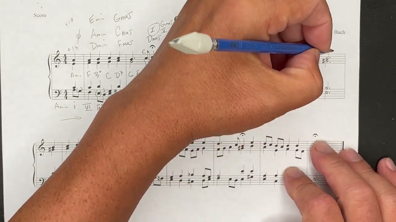 Bach Chorale BWV 16.6 in A minor Analysis Walk Thru (Key, Cadences, Chords, Figured Bass)