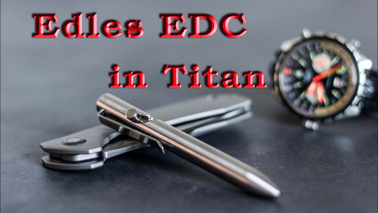 Review Titanstift von Tactile Turn: Bolt Action Mini - Writing Turning Flipping / edles Titan-EDC
