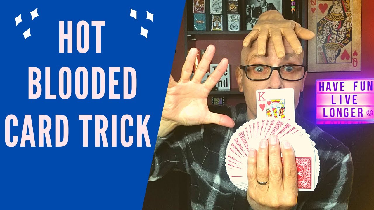 How To Do Magic Tricks With Cards For Beginners |  Hot Blooded Card Trick