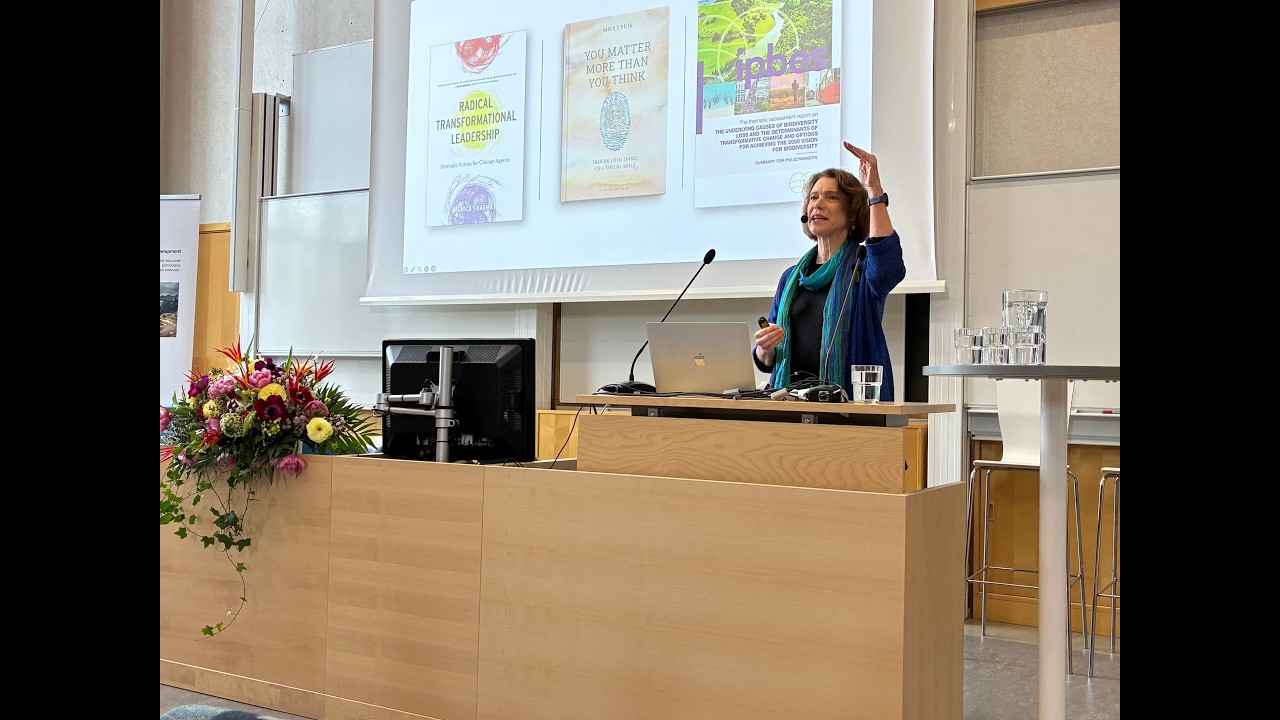 Inaugural lecture 2026 Zennström professor in climate change leadership - Karen O'Brien