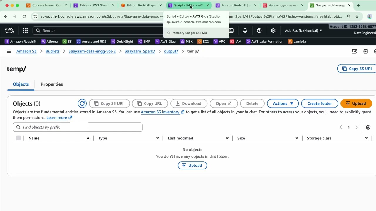16. AWS Glue Batch - HANDS-ON : ETL using PySpark - MySQL OLTP to Redshift OLAP