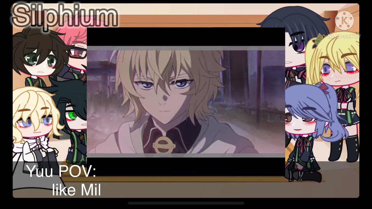 Past Seraph of the End react to future ~~ Part 2/? (Mika and Yuu edits)