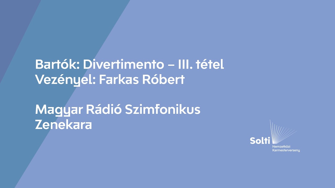 Bartók: Divertimento – III. tétel (Live at Müpa Budapest)