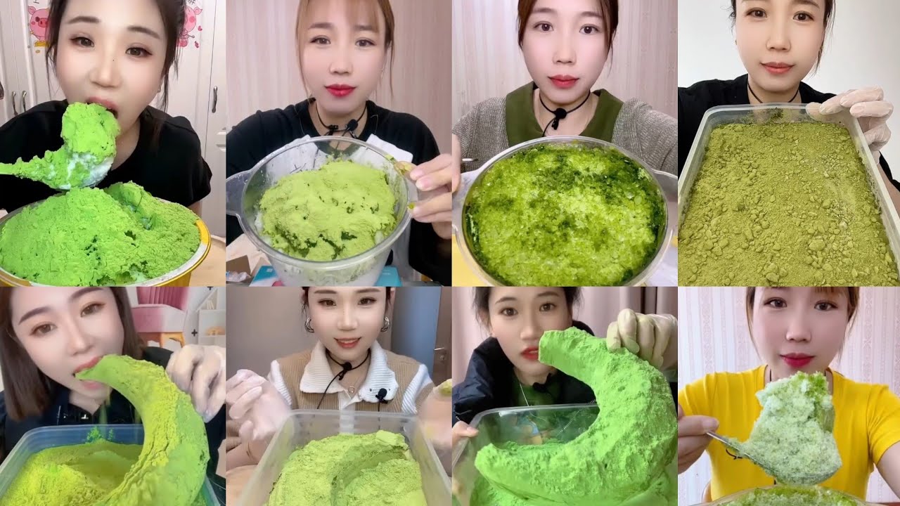 Presenting all ice eaters mouthful heavy matcha ice eating asmr ❄️🥶🤤🤍🧊💚💚💚 #matchaiceasmr #matchaice