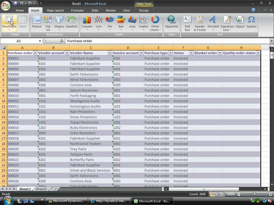 Microsoft Dynamics AX Demo