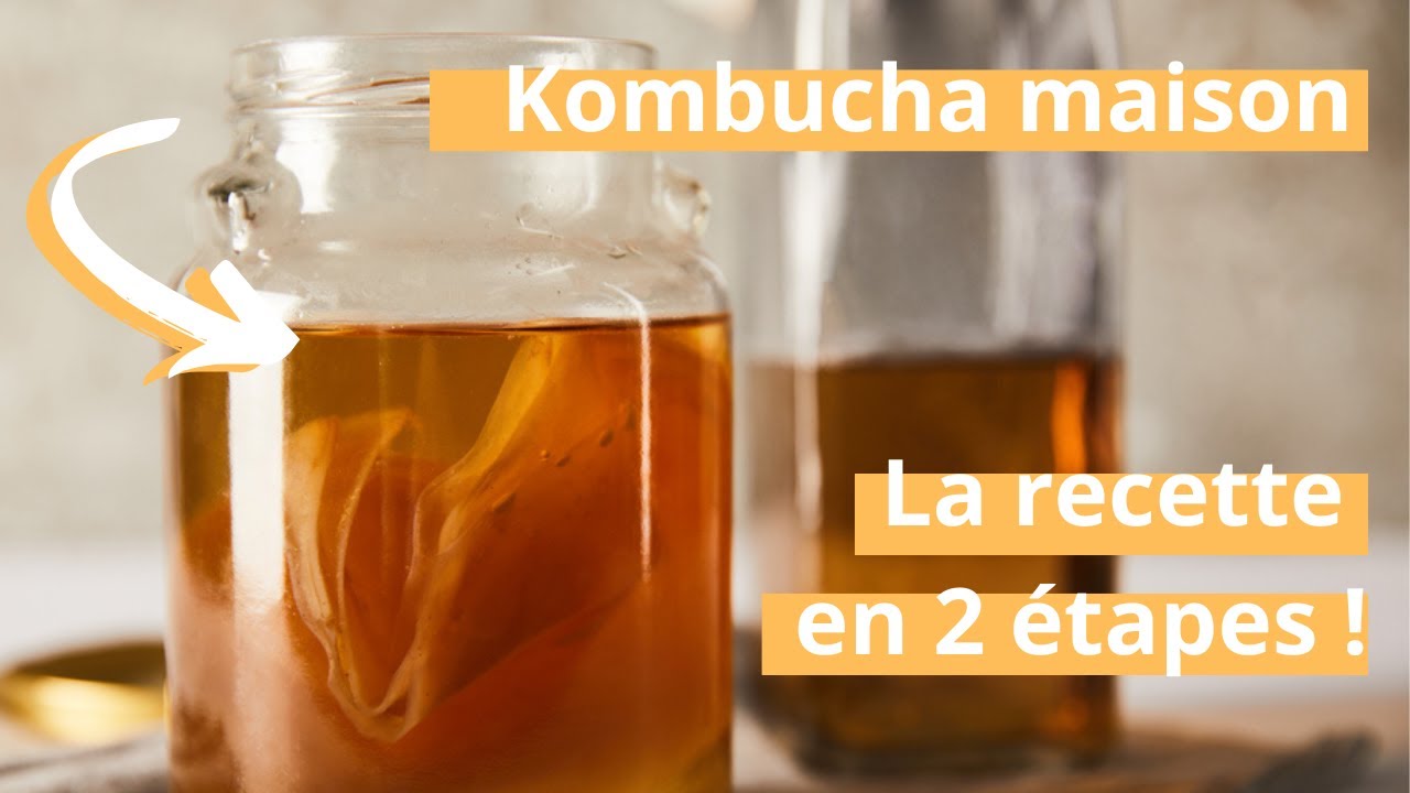 Votre kombucha maison en 2 étapes simplissimes !