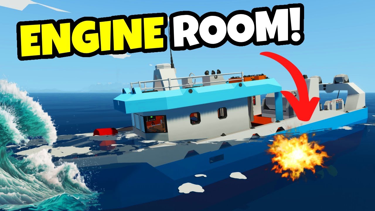 My Fishing Boat SANK After Engine EXPLODED In Stormworks!
