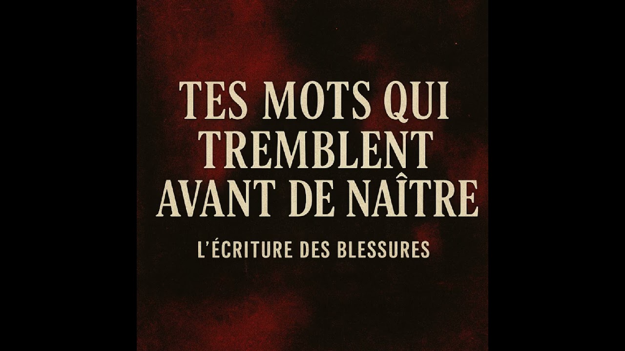 Tes mots tremblent avant de naître 