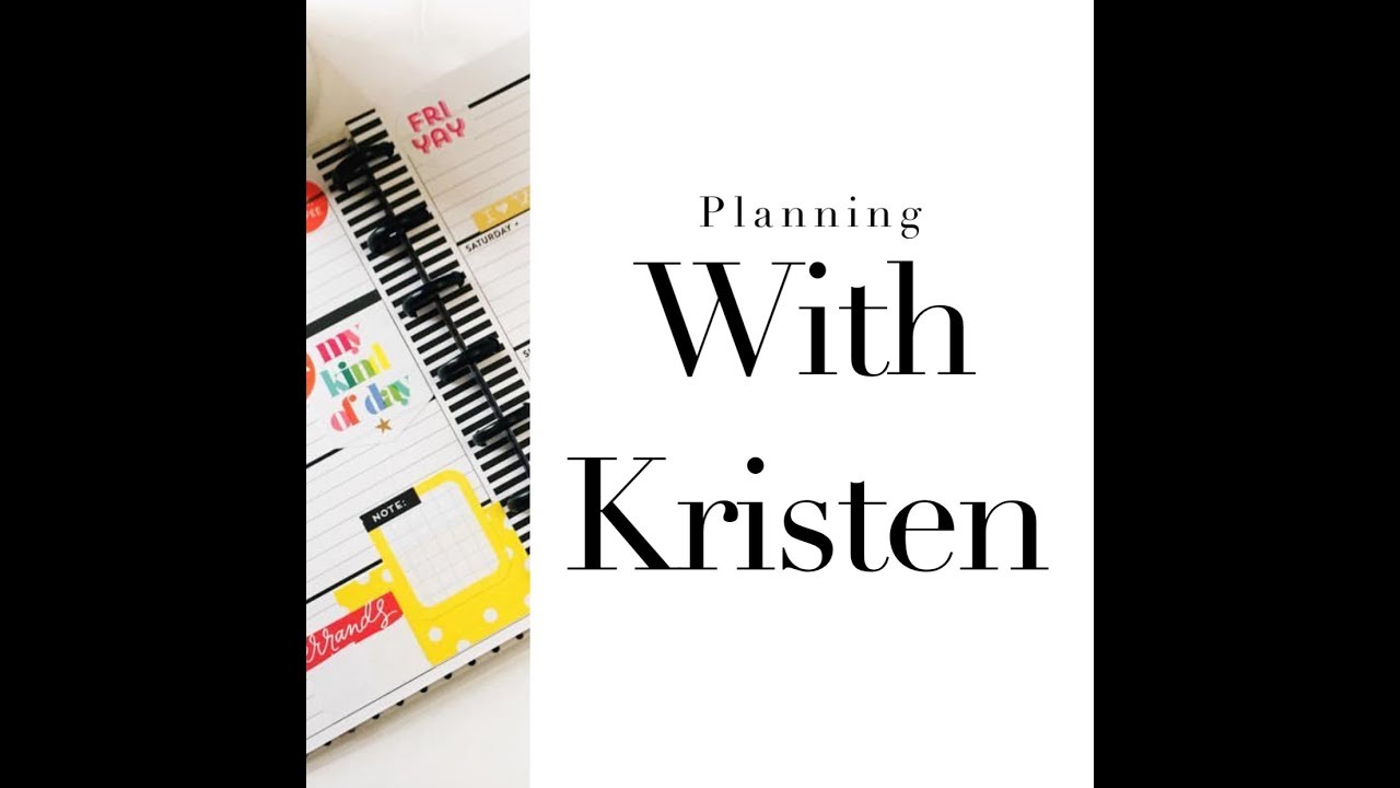 July 2017 Flip Through - The Happy Planner | Planning With Kristen
