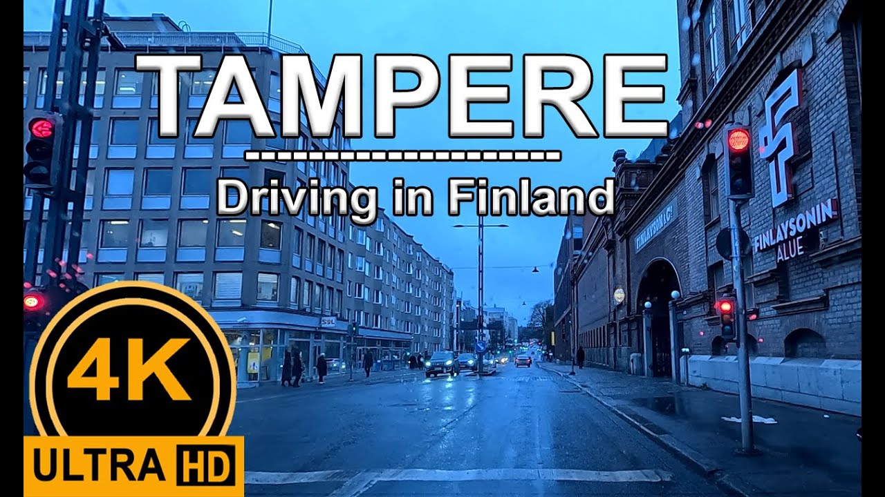 Driving in Finland - Tampere November