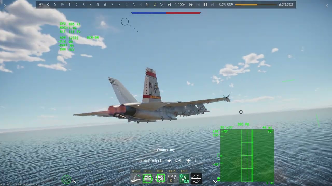 War thunder F18E missile fight
