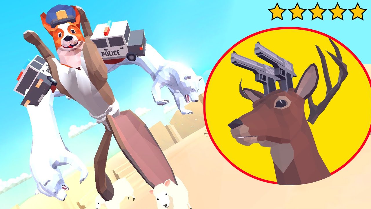 BAMBI vs POLICIAL DOGGO (Deeeer Simulator)