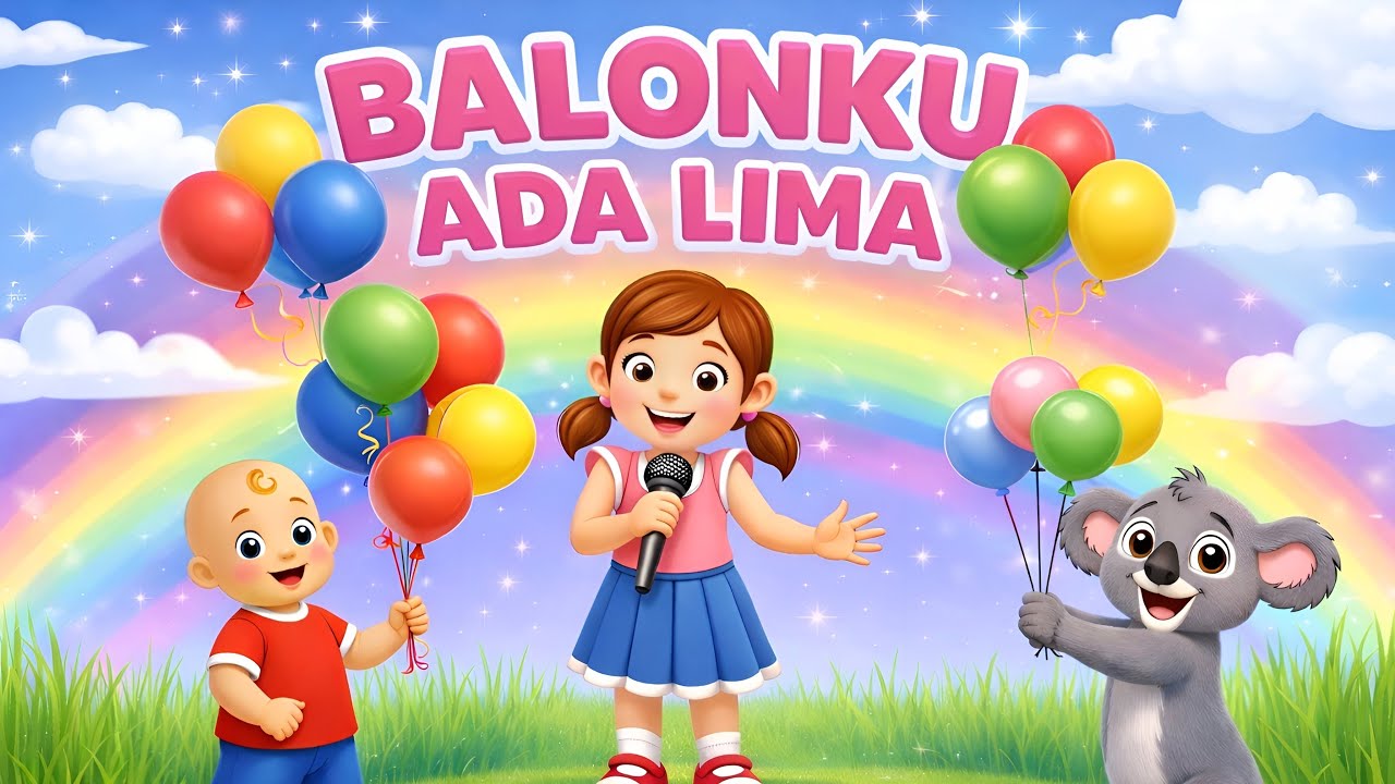 Balonku ada Lima || Lagu Anak Populer Indonesia