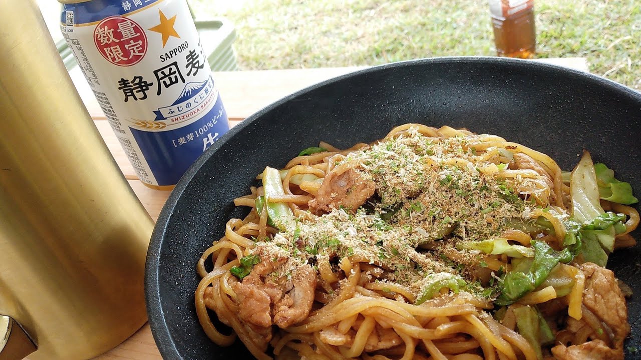 ふもとっぱらで買えるアップルパイとまた富士宮焼きそばなソロキャンプ・後編