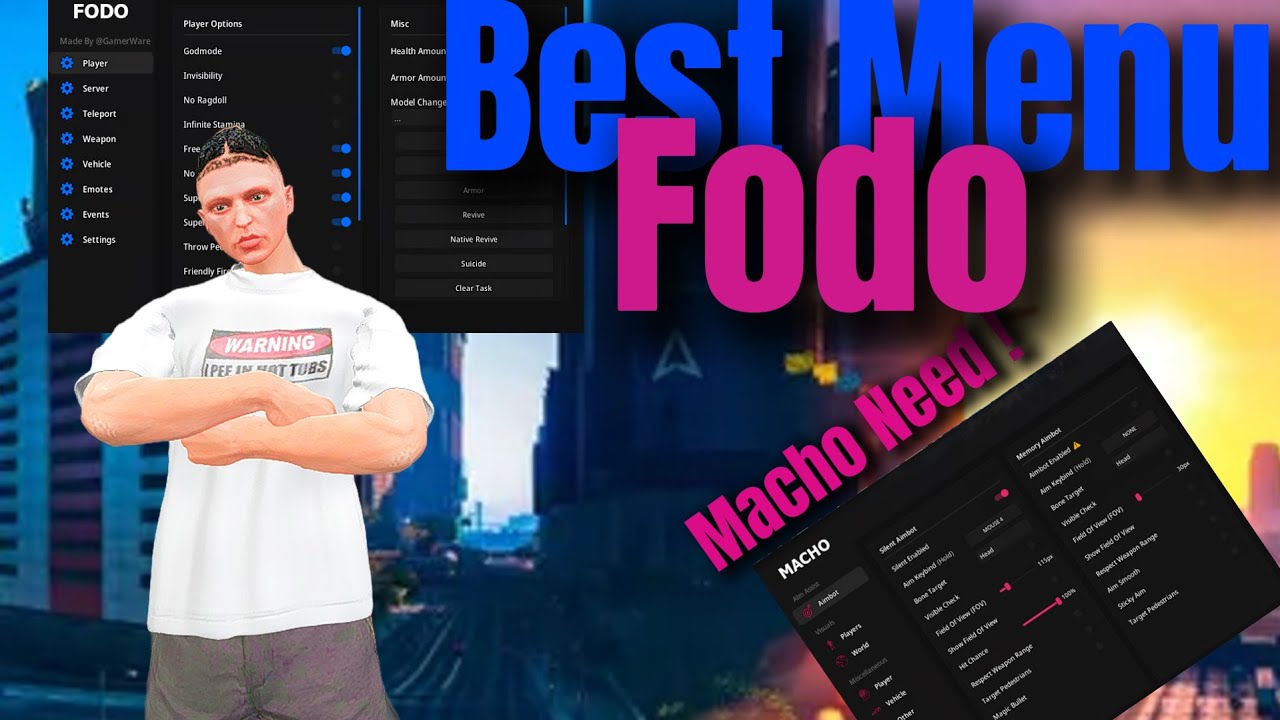 How To Get Fodo Menu Fivem Cheat (Showcase)