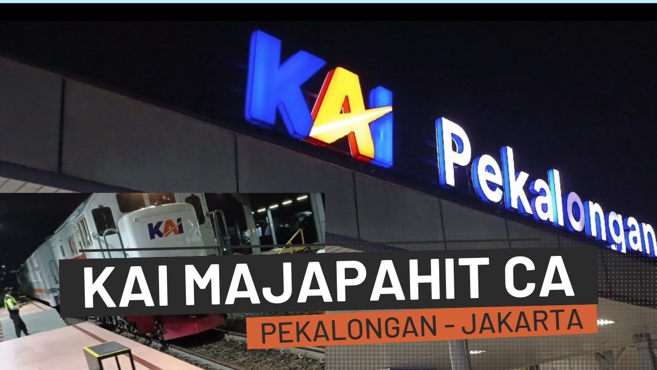 KERETA API MAJAPAHIT EKONOMI CA | PEKALONGAN - JAKARTA 2023