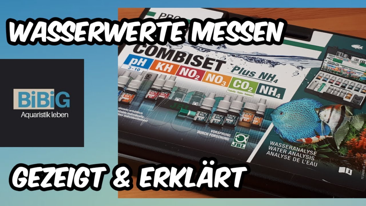 Wie du Wasserwerte mit Tr&ouml;pfchentest misst, um sie genau zu kennen | GH, KH, PH | BiBiG