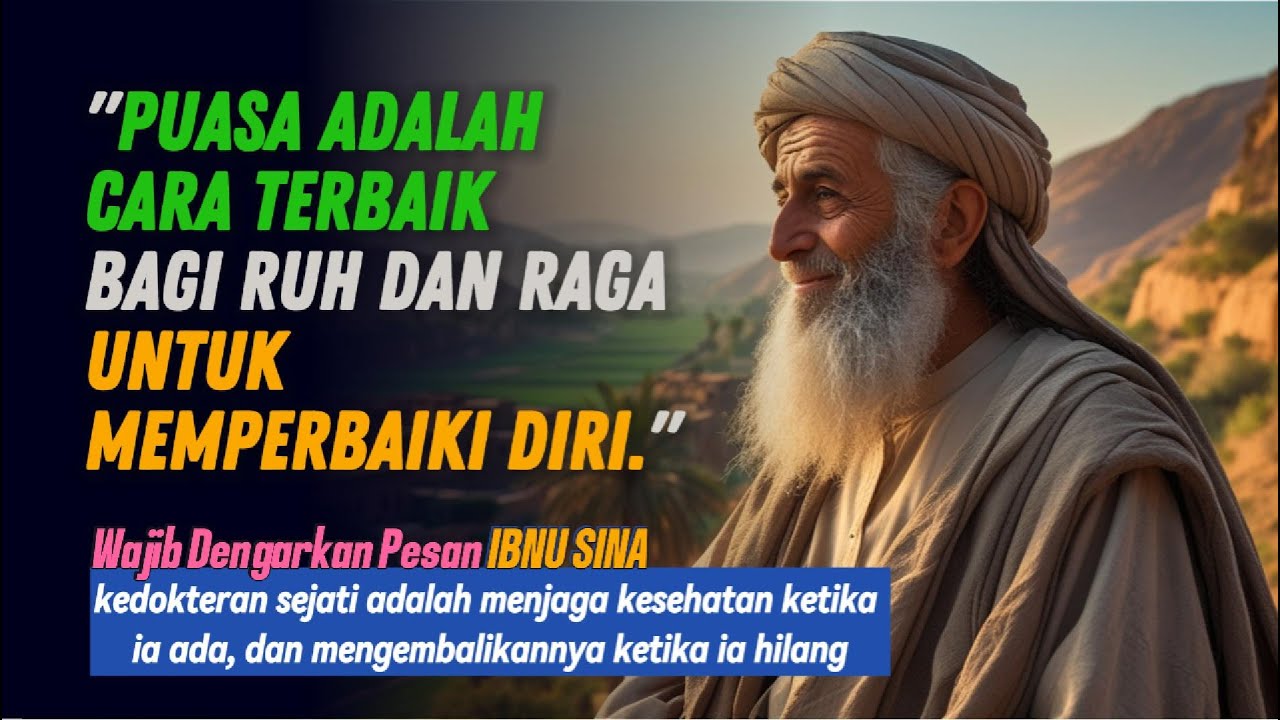 Ilmu Ibnu Sina Terbukti: Puasa sebagai Detoks Alami Tubuh dan Penyeimbang Jiwa