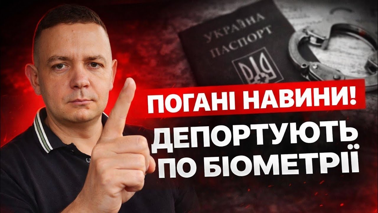 Погані Новини для українців! Депортують по біометрії!