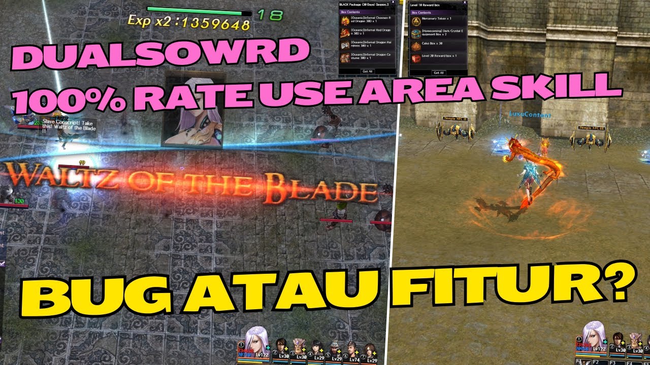 job nuyul terbaik atlantica oceanic, dual sword auto skill? cuan paraahhh