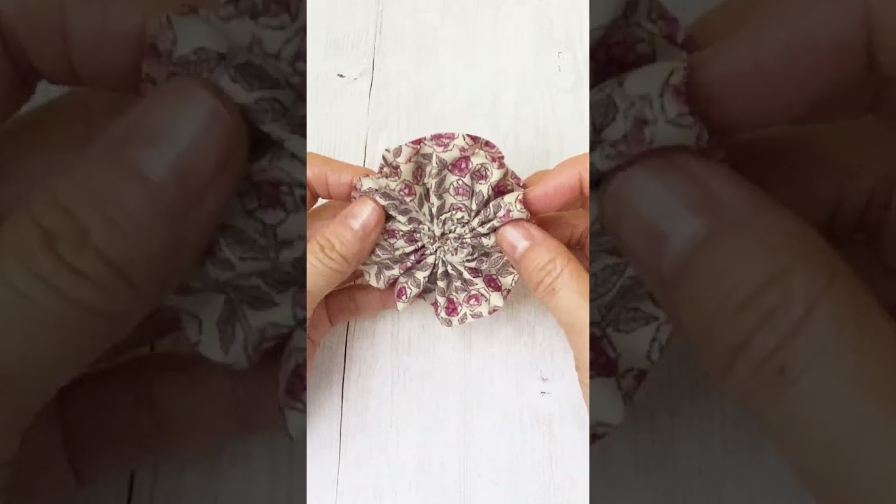 ハギレで作るヘアアクセサリー #shorts