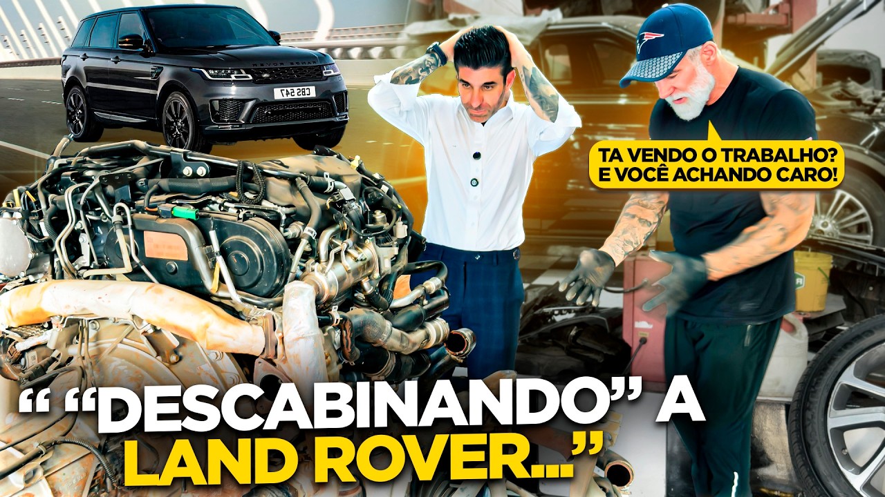 ARNALDO MOSTROU A LAND ROVER... TEM QUE DESCABINAR!!!