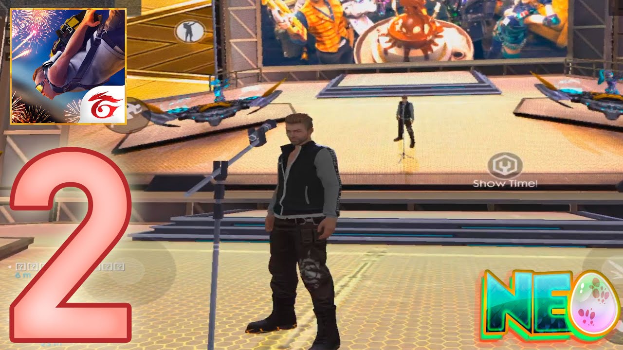 Free Fire - Anniversary: Gameplay Walkthrough Part 2 - Level 2-3 (iOS, Android)
