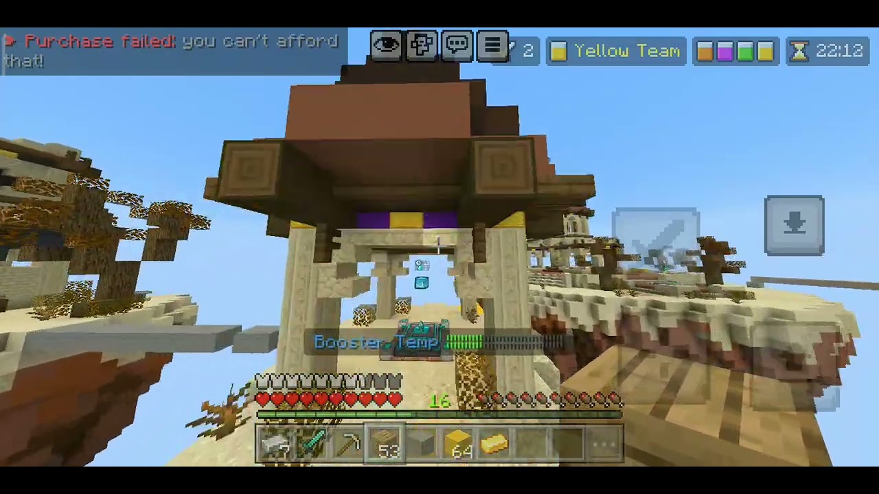 Minecraft hive bedwars 🤯