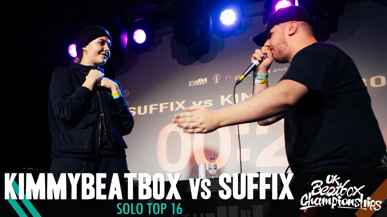 Kimmybeatbox vs Suffix | Solo Top 16 | 2019 UK Beatbox Championships
