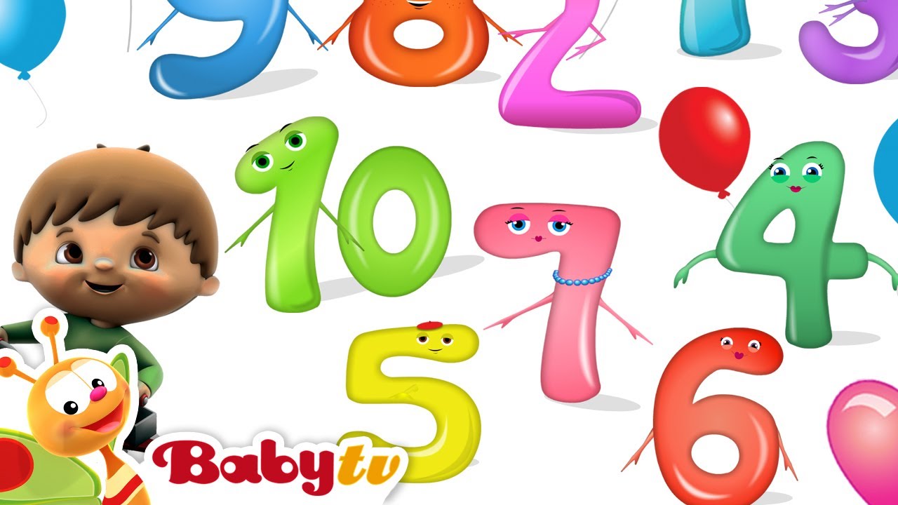 Chanson pour compter | Charlie et les chiffres | BabyTV Français