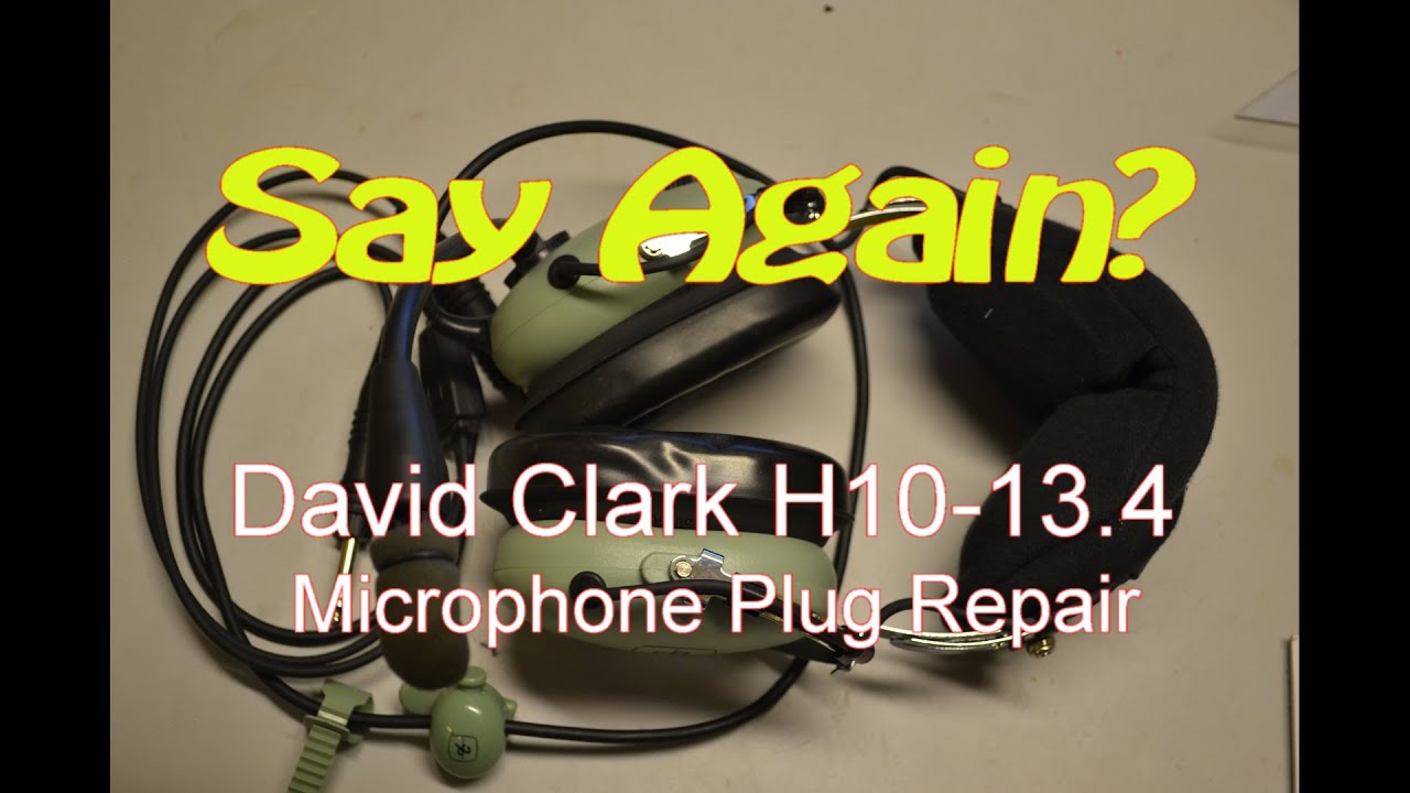 Ремонт разъема микрофона гарнитуры David Clark H10-13.4