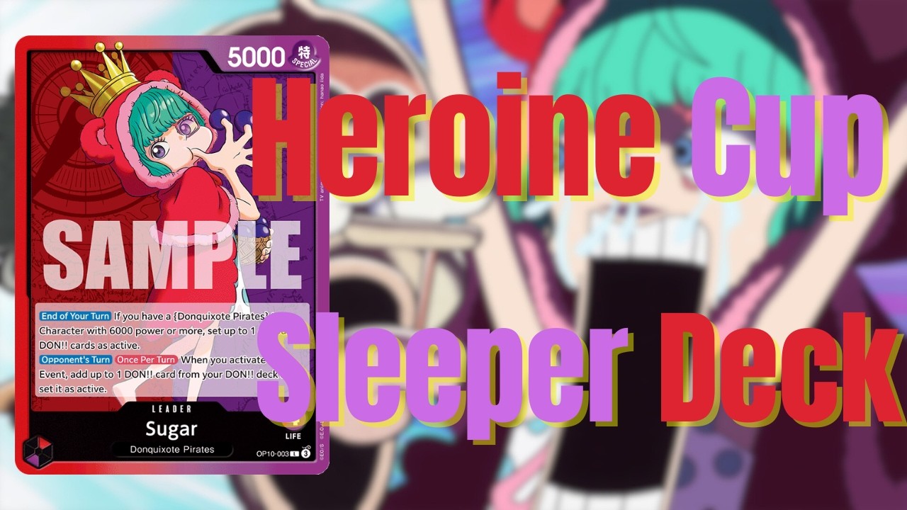 Red/Purple Sugar Heroines Cup Sleeper Pick?! (OPTCG Deck Guide) | One Piece TCG