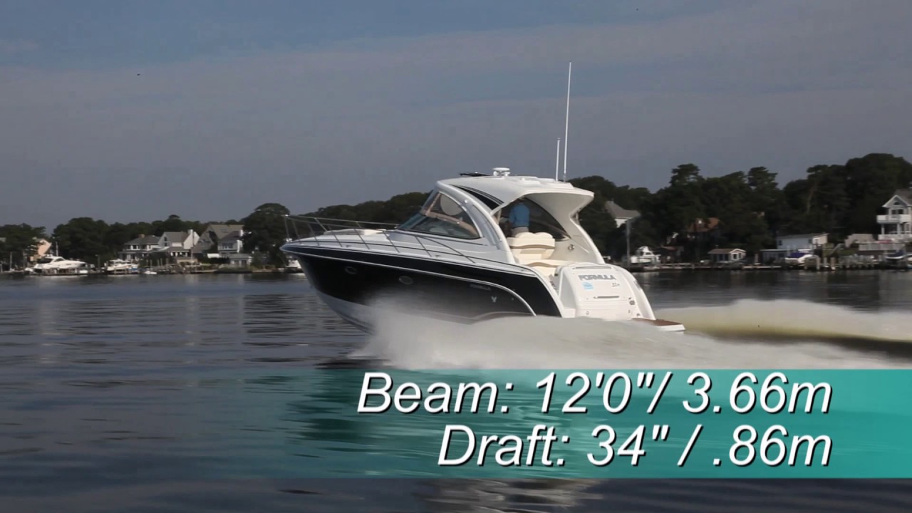 Formula 37 Performance Cruiser (2017-) Test Video - By BoatTEST.com