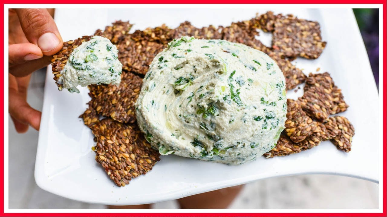 BEST Cream Cheese Recipe! Raw Vegan Healthy Holidays Dip!