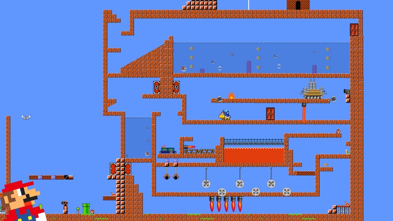 MARIO VS GIANT MAZE