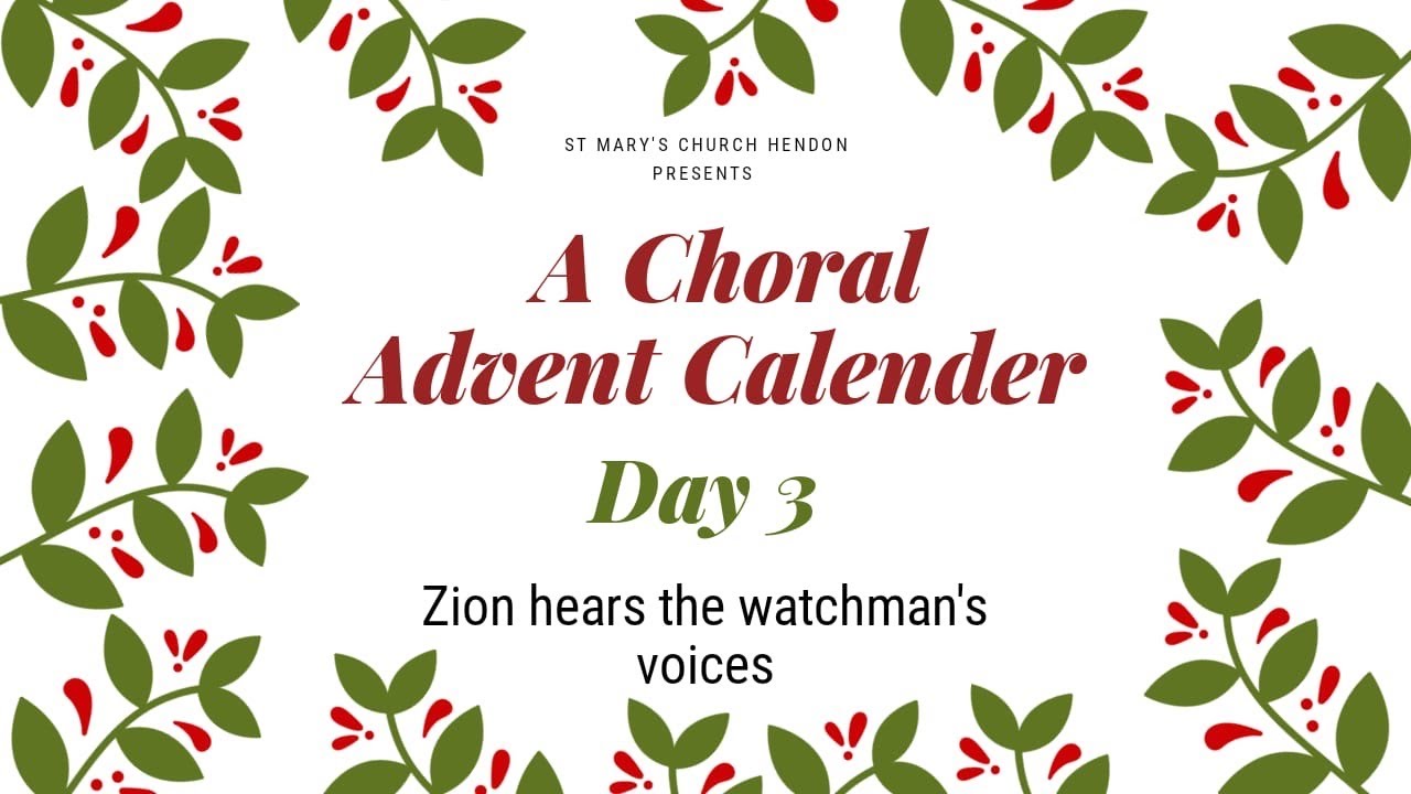 Zion Hears The Watchmen's Voices (Bach)
