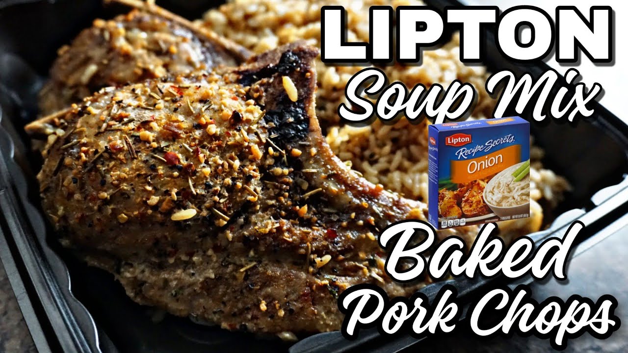 The Best Lipton Onion Baked Pork Chop and Rice EVER!!!