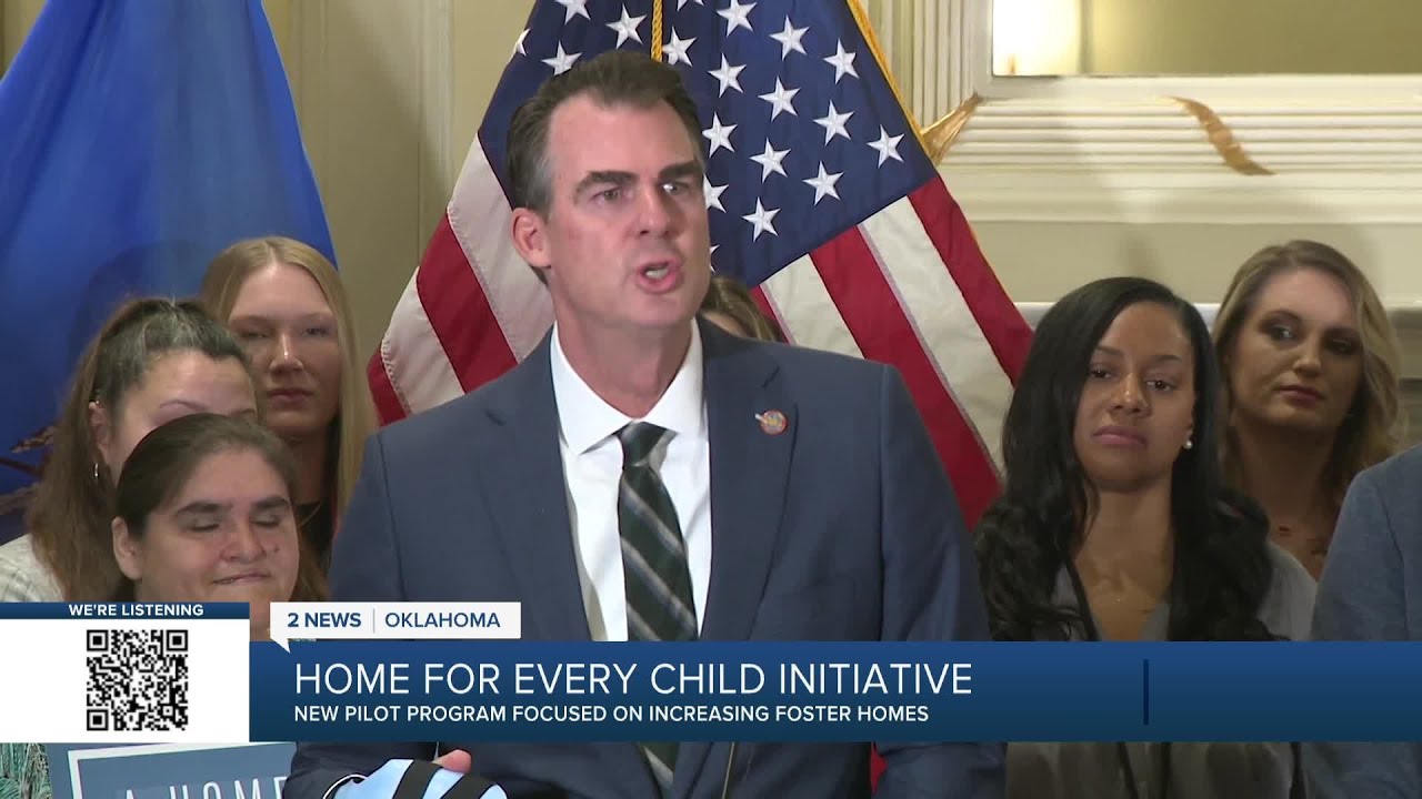 Stitt announces initiative to boost foster parents