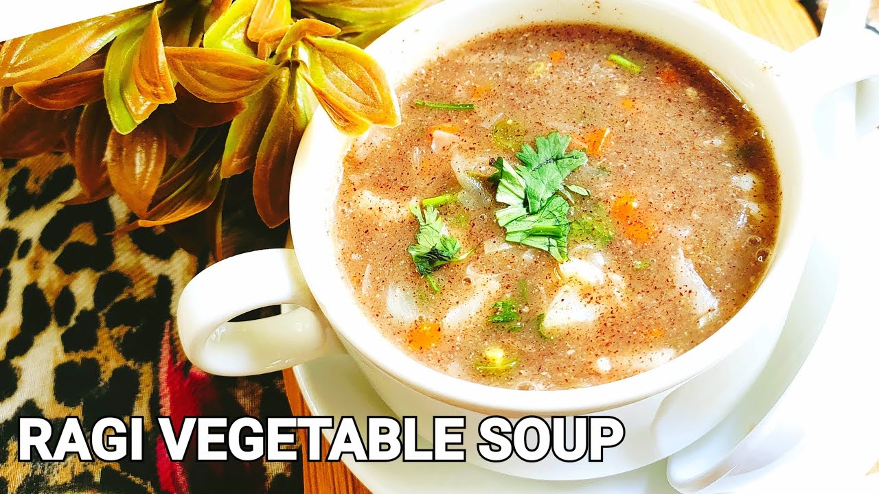 Healthy Ragi Vegetables Soup Recipe|Weight loss Veg Soup|Finger Millet Soup|Veg Soup|Millet Recipe