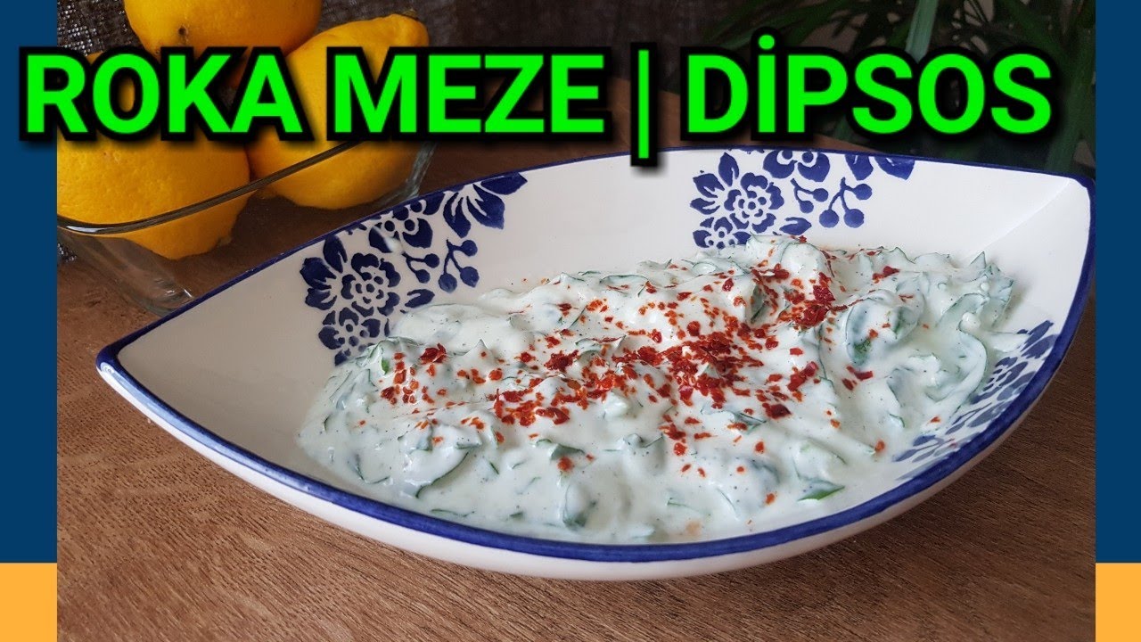 Yoğurtlu Roka Meze | Dip sos tarifi nasıl yapılır?