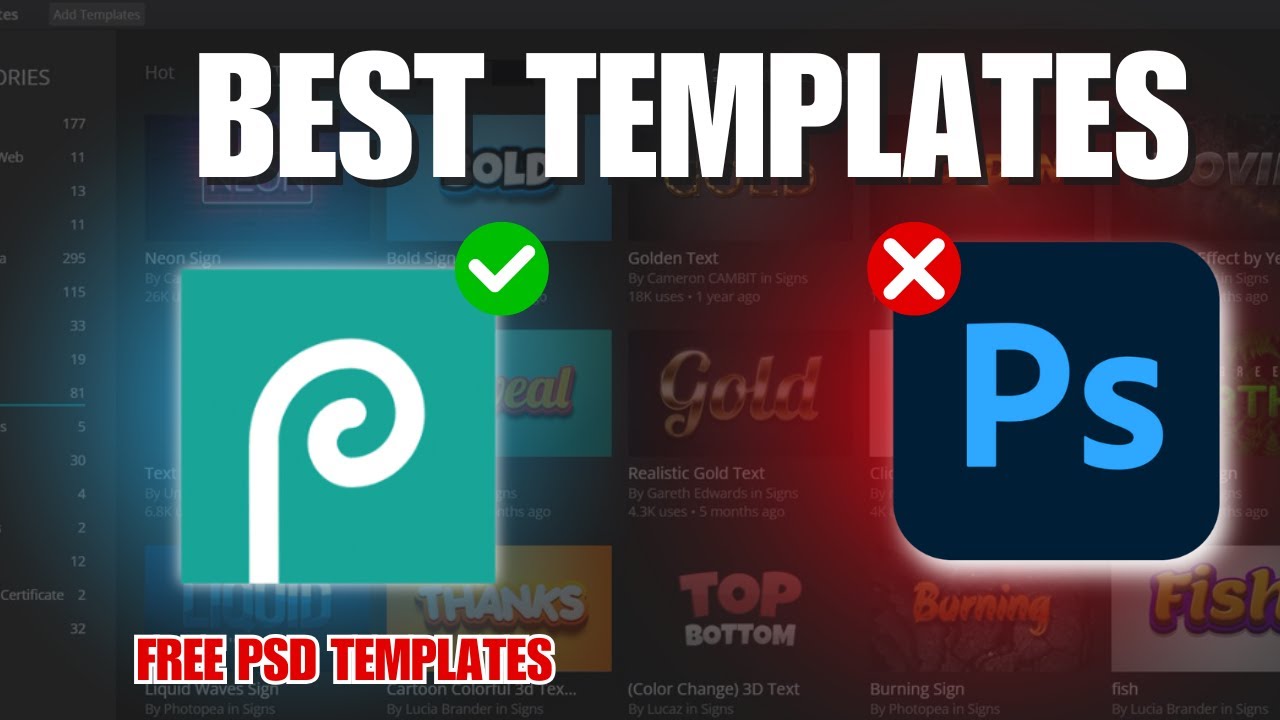 How to Download and Edit Templates in Photopea Free Psd Templates Best Online Tool