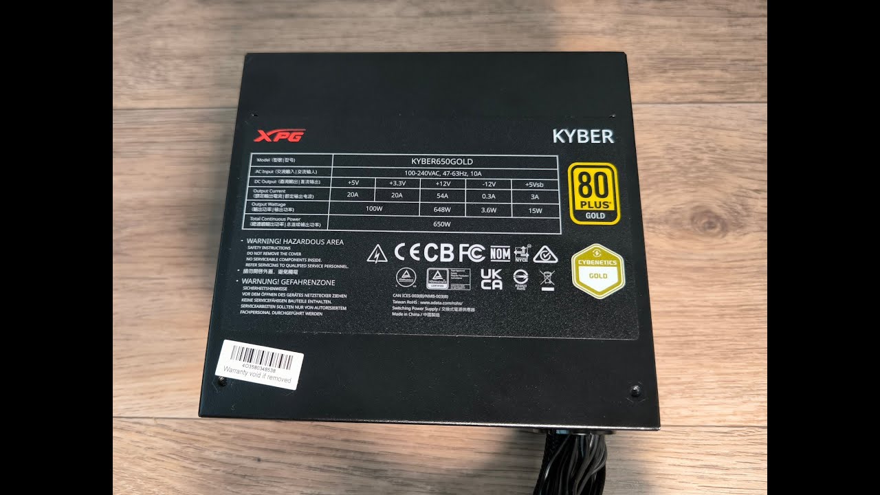 Обзор блока питания XPG Kyber 650 Gold