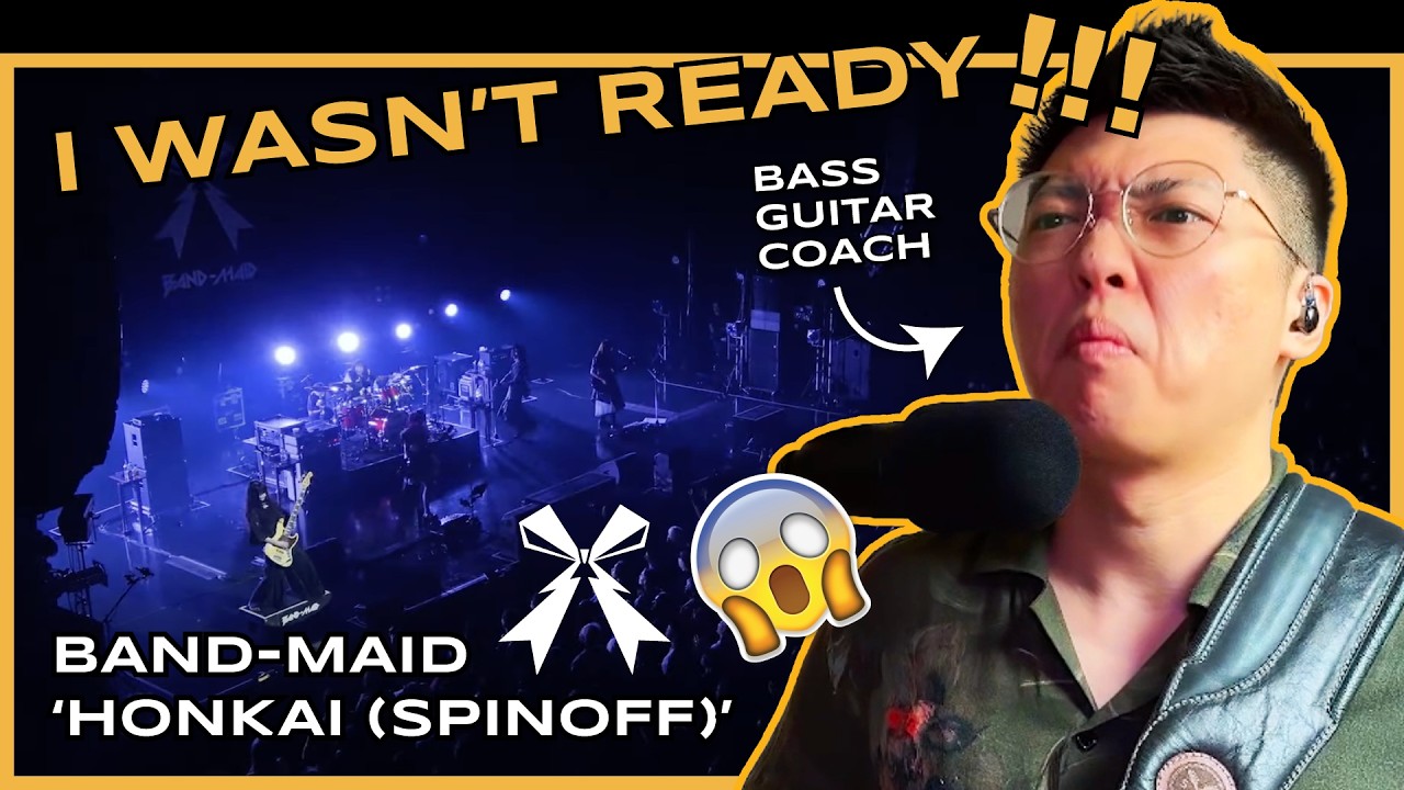 FIRST TIME Hearing BAND-MAID 'Honkai' (Spinoff) | Bass Coach Reaction + Analysis