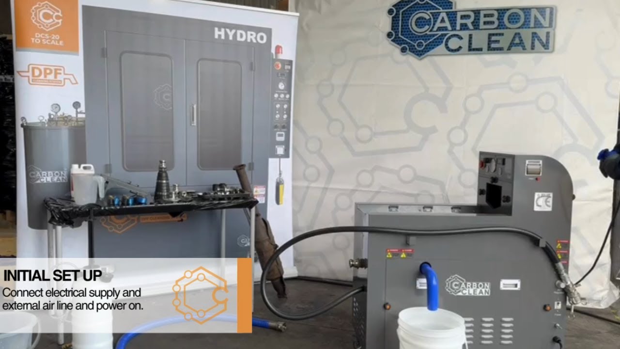 DCS-16 Pro DPF Cleaning Machine Set Up by Carbon Clean UK