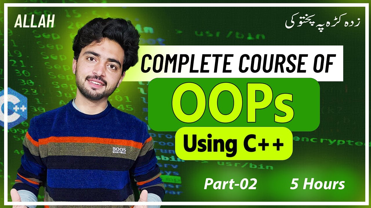 OOP Using C++ Full Course | Part 02 | Inheritance & Polymorphism in C++ | Pashto Tutorial
