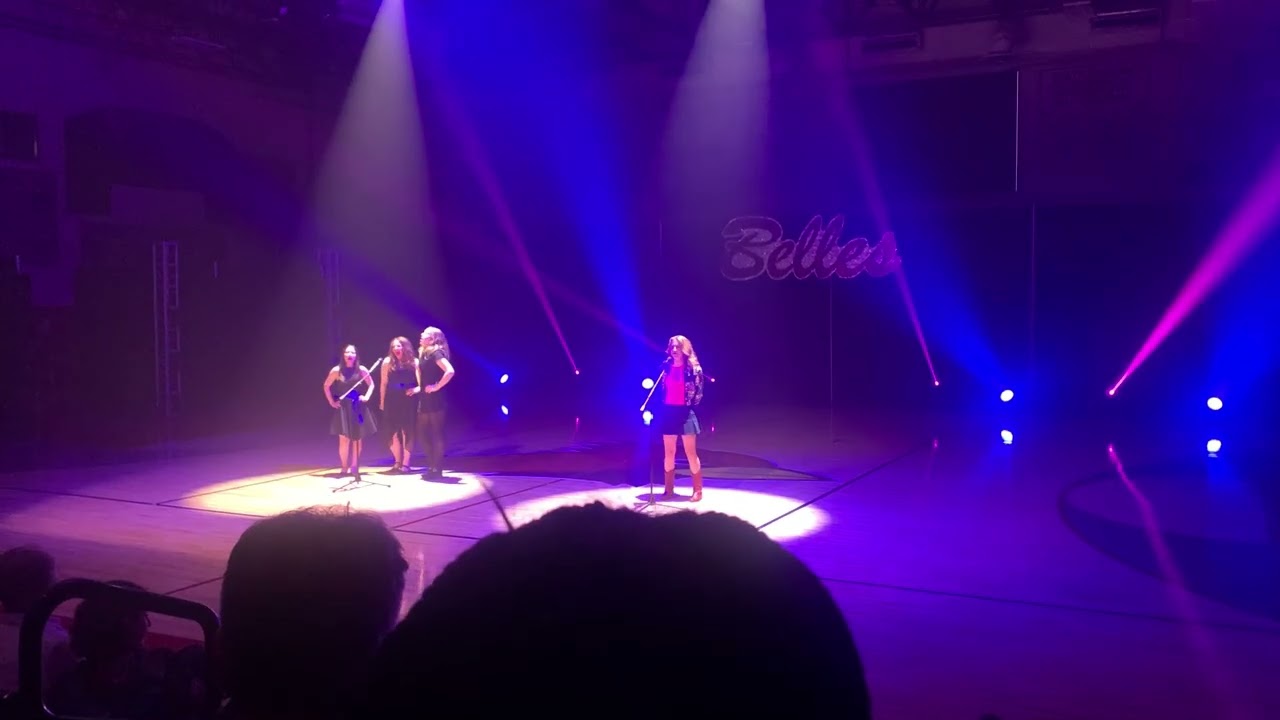 Sarah Humphries performs I Need a Hero at Belles show 2025