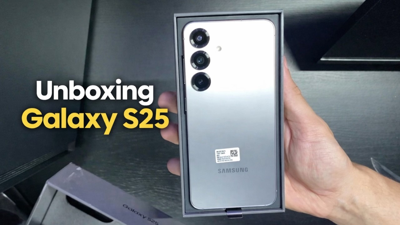 Unboxing Galaxy s25